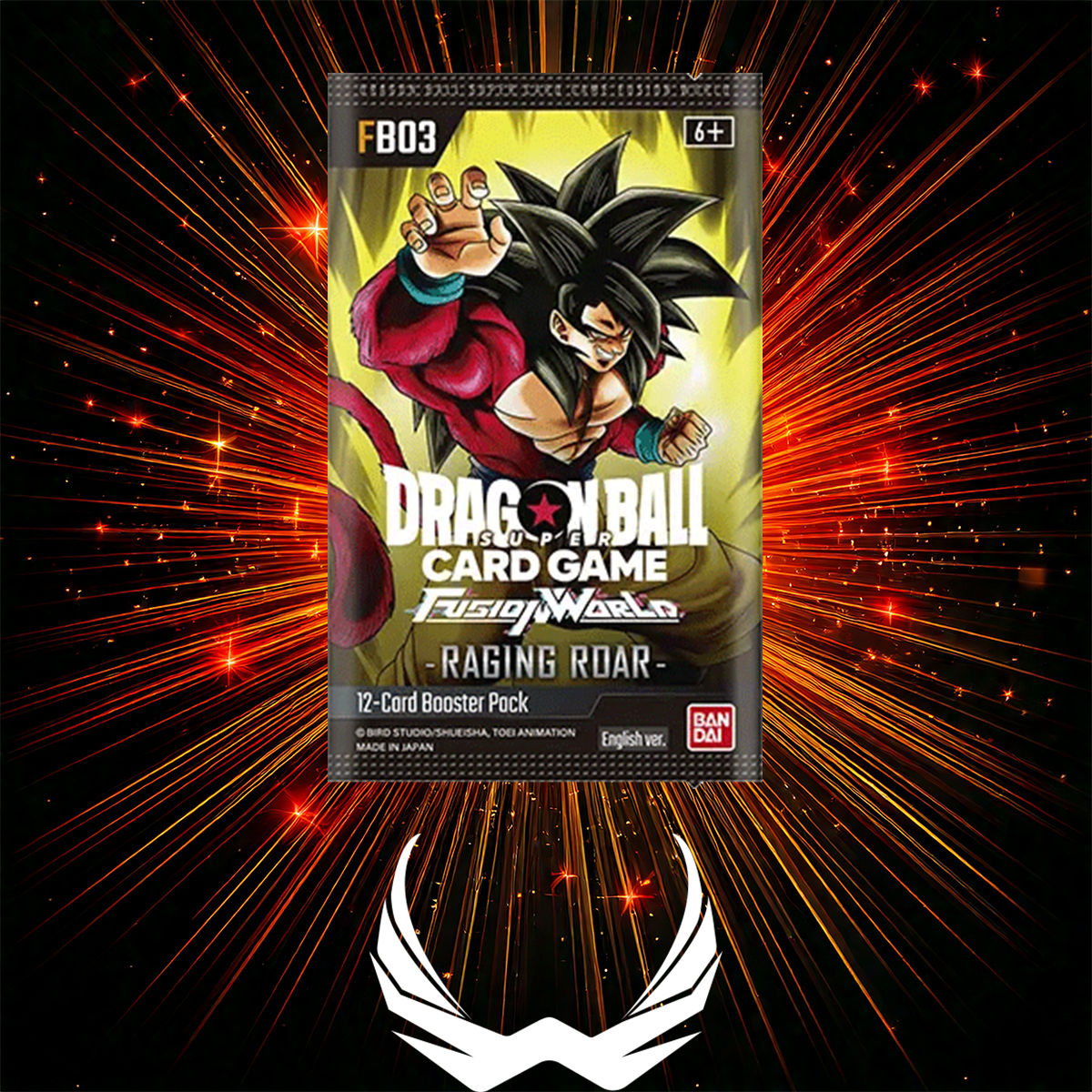 Dragon Ball Super Card Game FB03 - Fusion World - Raging Roar - Booster Box (24 Packs)