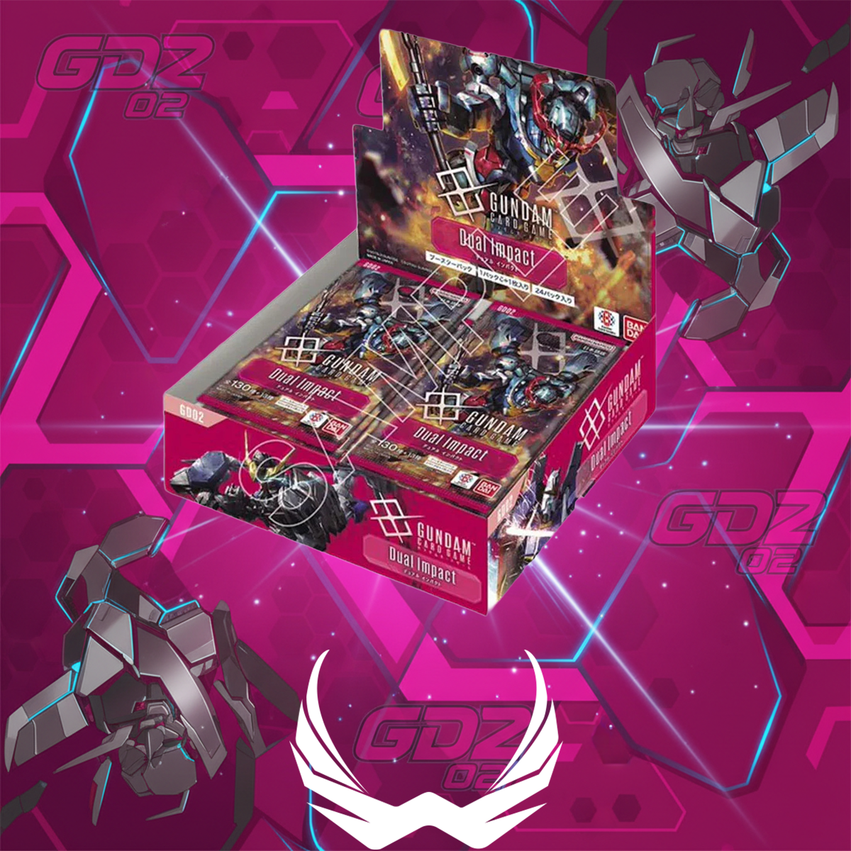 Gundam Card Game Dual Impact Booster Box GD02 (24 Packs) | Sealed