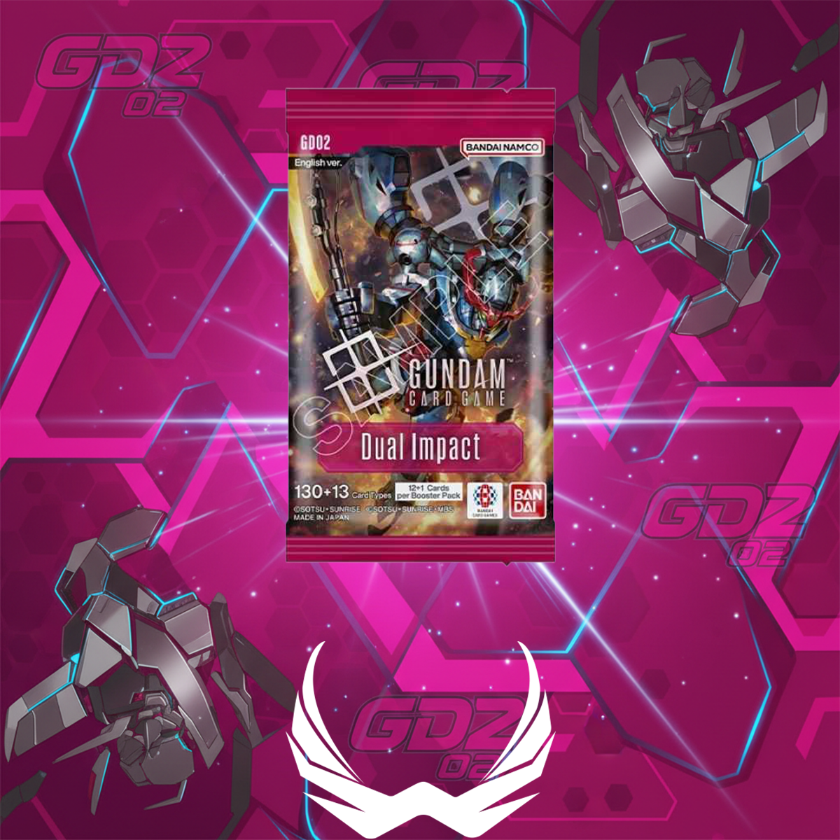 Gundam Card Game Dual Impact Booster Box GD02 (24 Packs) | Sealed