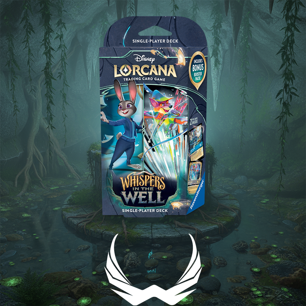 Disney Lorcana TCG - Whispers in the Well Starter Deck CDU Display (8) - Set 10